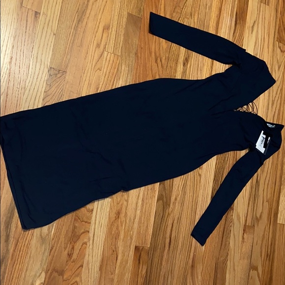 T by Alexander Wang Lace Up Dress sz XS NWT $325 - Picture 8 of 12